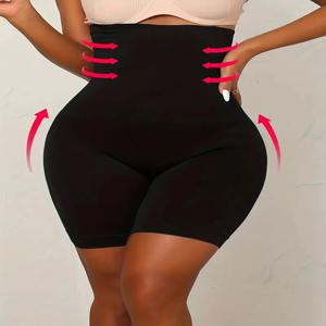 여성용 Shapewear Tummy 컨트롤 반바지 하이 웨이스트 엉덩이 리프트 팬티 중반 허벅지 바디 셰이퍼 Seamless Bodysuit Lady Shaping 팬티