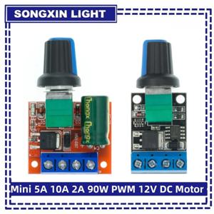 모터 속도 컨트롤러 모듈 DC-DC, 조정 가능한 레귤레이터 제어 거버너 스위치, 미니 5A 10A, 90W PWM, 12V DC, 4.5V-35V, 24V