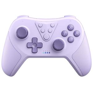 Nintendo Switch, PC, Steam Deck, Gyro Motion Control, Purple과 호환되는 EasySMX T37 무선 게임 패드 게임 컨트롤러