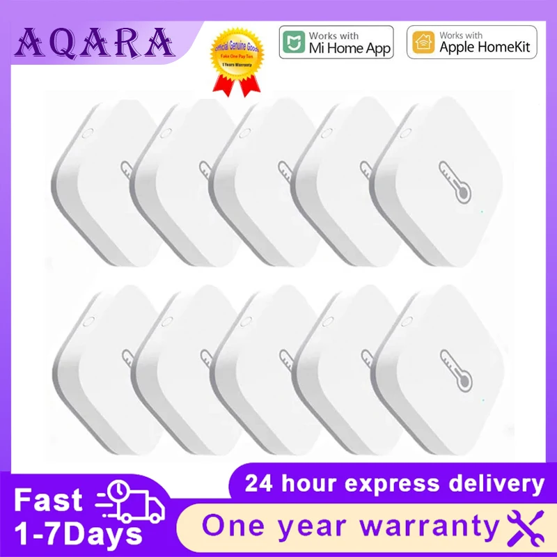 글로벌 버전 Aqara 온도 습도 센서 스마트 공기 압력 센서 Zigbee 스마트 홈 Xiaomi Mijia Mi home Homekit