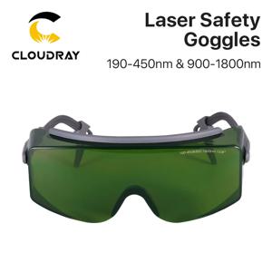 Cloudray 보호 고글 레이저 안전 고글 190-450nm 및 900-1800nm OD8+ CE 섬유 레이저 마킹 및 절단용
