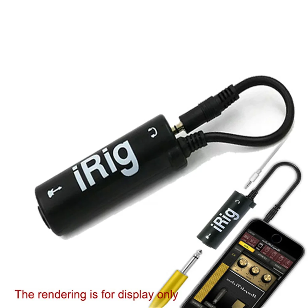 1 pc IRIG 기타 인터페이스 변환기 낮은 배경 소음, 고 충실도 서리로 덥은 스크래치 방지 기능을 갖춘 3.5mm 오디오 케이블