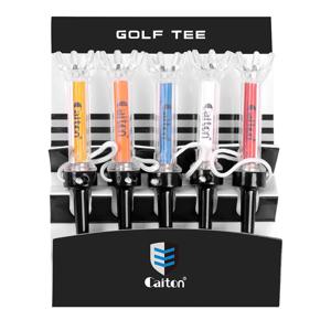 Caiton 5pcs 골프 티, 자기 플라스틱 골프 티 포함, 3가지 크기(79mm/85mm/90mm), 360도 바운스 새 선물, 골프 훈련 연습