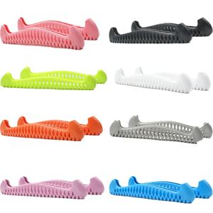 TPU 아이스 스케이트 피겨 스케이트 블레이드 커버 아이스 스케이트 하키 스케이트 조정 가능한 보호 펑크 방지 확장 가능한 블레이드 슬리브
