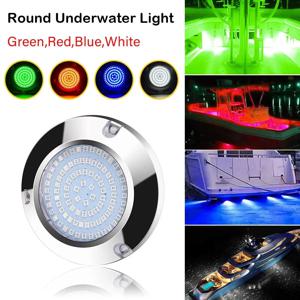 DC 12V 24V 45W 해양 보트 LED 스턴 라이트 라운드 스테인레스 스틸 LED 테일 램프 카약 요트 액세서리 파란색 흰색 녹색 색상