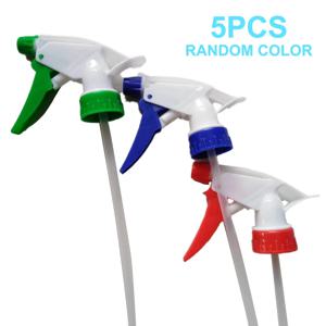 5 Pcs 산업용 화학 방지 트리거 분무기 정원 홈 청소 급수 트리거 스프레이 헤드 스프레이 병 교체