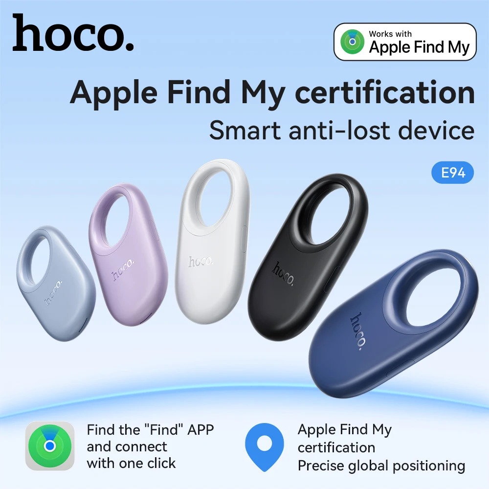 HOCO E94 스마트태그 블루투스 GPS 스마트 트래커 파인더 지능형 위치추적 애완동물 자동차 키 가방 지갑 분실방지 장치 내 찾기
