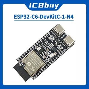 ESP32-C6-DevKitC-1 ESP32-C6 코어 보드 WIFI6 BLE Zigbee 초저전력 소비 호환 ESP32-WROOM 시리즈 모듈