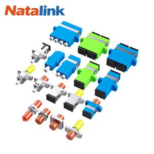 Natalink SC ST LC 심플렉스 듀플렉스 케이블용 광섬유 커플러, 다중 모드 단일 모드 패치 코드, 광학 어댑터, 5 개