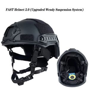 FAST 전술 헬멧 Kevlar 고품질 빠른 전술 헬멧 FAST Wendy 정지 플로팅 패드 전술 헬멧 야외 사냥