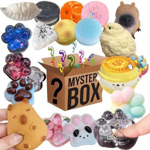 말랑이 미스터리 Fidget 장난감 고양이 발 신비한 팩 Antistress 발 Taba Squishy 장난감 짜기 장난감 시뮬레이션 음식 떡 Squishies 장난감 2025