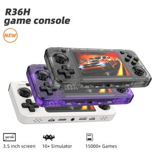 R36H 오픈 소스 레트로 휴대용 게임 콘솔 국경 간 Linux 시스템 3.5인치 IPS 풀핏 고화질 화면