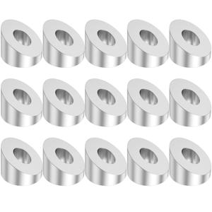 15Pcs 각도 경 사진 와셔 1/4inch ID 스테인레스 스틸 30도 각도 와셔 케이블 Raili에 대 한 보이지 않는 케이블 난간 하드웨어