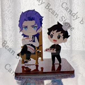 Anime Ace Attorney Phoenix Wright Barok Van Zieks 코스프레 아크릴 Brimless Double Plug 피규어 스탠드 만화 스탠딩 사인 선물
