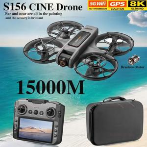 2025 신형 S156 드론 GPS 8K 전문가용 HD 360 °   듀얼 카메라 5G WIFI 브러시리스 모터 장애물 회피 접이식 쿼드콥터 장난감