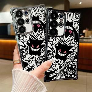 삼성 갤럭시 Note20Ultra S23 FE S21 Plus S25 Edge S24 S20 Ultra 소프트 커버 용 만화 Gengar 전화 케이스