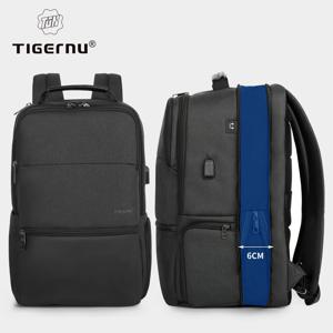 Tigernu 남자 확장 가능한 배낭 15.6-19 인치 노트북 배낭 남자 RFID 도난 방지 가방 여행 가방 Schoolbag 캐빈 가방 배낭