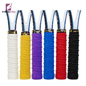 FANGCAN 3PCS FANGCAN 천공 테니스 그립 테이프 배드민턴 스쿼시 패들 라켓 용 미끄럼 방지 스웨트 밴드 오버 그립