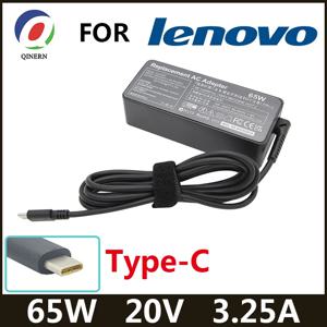 레노버 씽크패드 X1 카본 요가 X270 X280 T580 P51s P52s E480 E470 s2 노트북용 20V 3.25A 65W USB 유형 C 전원 어댑터 충전기