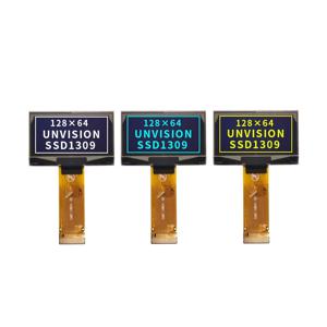 1.54 인치 OLED 디스플레이 128*64 도트 매트릭스 SSD1309 드라이버 SPD0301 LCD OLED 스크린 24Pin과 호환 가능