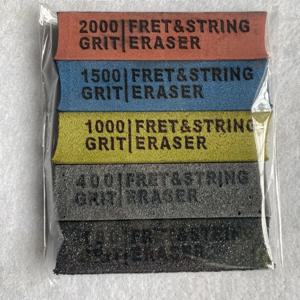 1PCS 기타 프렛 연마 지우개 프렛 와이어 용 연마 고무 180 & 400 & 1000 & 2000 기타 유지 도구 용 그릿