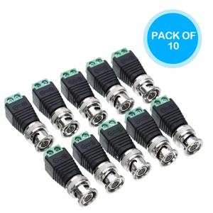 CCTV 감시 비디오 카메라 동축/Cat5/Cat6 케이블용 BNC 커넥터 DIY