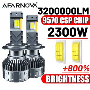 2300W H1 LED 헤드라이트 3200000 LM Led Canbus 자동차 램프 H3 H4 H7 H11 H13 H27 9005 9006 9007 9012 안개 램프 자동차 조명 12V