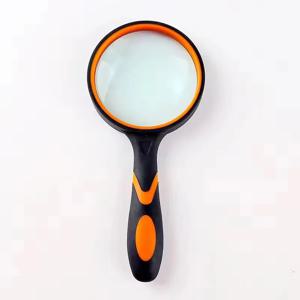 어린이를위한 10X 돋보기 노인 휴대용 독서 돋보기 과학 자연 탐험을위한 50mm 돋보기 렌즈