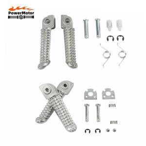 오토바이 앞 발판 발 후면 페그 알루미늄 발은 YAMAHA YZF R1 R6 R125 R25 R3 MT125 MT03 MT09 MT10 MT07 용 페달에 달려 있습니다.