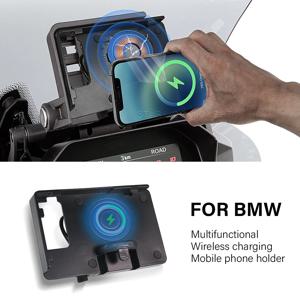 BMW R1250GS ADV R1200GS F850GS F750GS F700GS F800GS 무선 충전기 USB 네비게이션 휴대 전화 홀더 F900XR F900R S1000XR