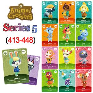 동물 횡단 새 카드 게임 고품질 NFC 카드 동물 카드 Serie 5 413-448 NS 스위치 Wii Lite U 세트 용 태그