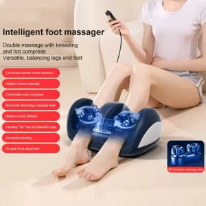 전기 발 다리 마사지기, 열 롤러, 초대형 딥 티슈 시아츠 종아리 스트레스 완화 케어 발 관리 기계 도구