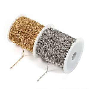 2 미터 스테인레스 스틸 연장 체인 팔찌 목걸이에 대 한 2/3/4mm 목걸이 체인 DIY 쥬얼리 만들기 용품