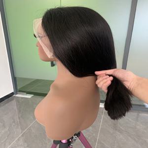 250% 10A 원시 베트남어 투명 레이스 정면 가발 인간의 머리카락 13x4 13x6 밥 Preplucked 표백 매듭 인간의 머리 가발 여성을위한