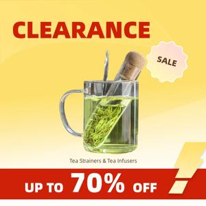Clearance_Glass 차 주입기 유리 디자인 차 여과기 머그잔용 멋진 필터 Puer 허브 차 도구 액세서리_지속적인 업데이트