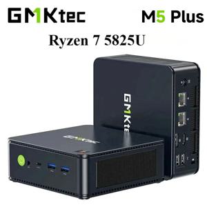 GMKtec M5 Plus Ryzen 7 5825U 미니 PC Windows 11 Pro DDR4 듀얼 채널 NVMe M.2 SSD WIFI6E BT5.2 데스크탑 오피스 게임용 컴퓨터