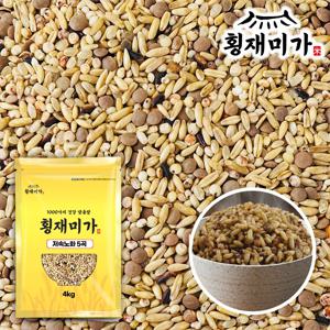 [횡재미가] 건강담은쌀 저속노화 5곡 혼합잡곡 4kg 잡곡쌀 저속노화밥 느린노화쌀 식단