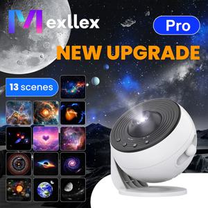 13 in 1 Starry Sky 4K HD 천문관 갤럭시 프로젝터 PRO 램프, 타이머, 침실 선물용 성운 야간 조명, 홈 파티 업그레이드
