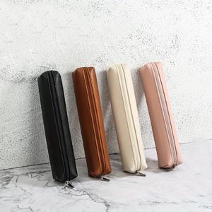 1pc 미니 메이크업 필통 가방, 프리미엄 인조 가죽 필통: 패션과 기능의 완벽한 조합