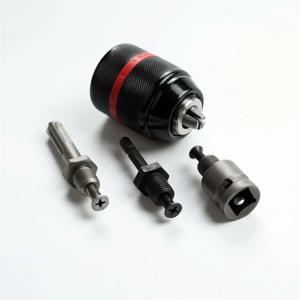 2-13mm 열쇠가 없는 나사형 금속 드릴 척, 육각 섕크/SDS/사각형 퀵 그립 어댑터, 드릴 비트용 척 스크루드라이버 탭 및 소켓