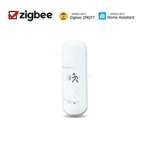 ZigBee 인간 모션 센서 레이더 Mmwave 온도 및 습도 센서 보안 도난은 홈 어시스턴트 Zigbee2MQTT와 함께 작동합니다.