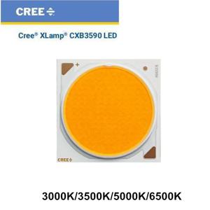 DIY CREE COB CXB3590 led 성장 조명 이상적인 홀더 50-2303CR 핀 핀 방열판 Meanwell 드라이버 100mm 유리 렌즈/반사판