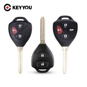 KEYYOU Toyota Camry 2007 2008 2009 2010 Avalon Corolla Matrix RAV4 Venza Yaris 용 플라스틱 원격 공백 키
