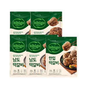 비비고 남도떡갈비 450g x4개+한입 떡갈비 320g x1개