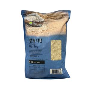 월드그린 찰보리쌀 5KG_미국산