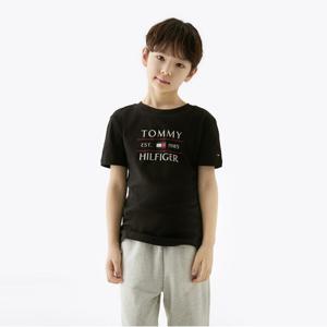 타미힐피거 코튼 저지 로고 반팔 티셔츠 (T42F1KKO280BT4BDS)