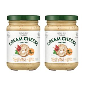 식물성 무화과 크림치즈 190gX2+치즈나이프