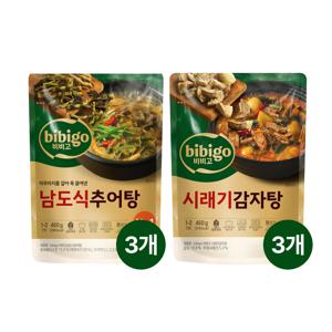 비비고 남도식추어탕 460g x3개+감자탕 460g x3개