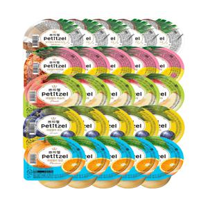 쁘띠첼 푸딩 과일젤리 90g x25개 (밀감x5+복숭아x5+포도x5+파인애플x5+화이트코코x5)