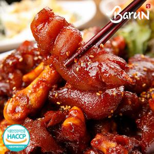 참바른꿀족 국내산 양념미니족발1.0kg(500g x 2팩)/새우소스2팩